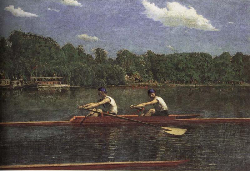 Thomas Eakins The buddie is rowing the boat China oil painting art